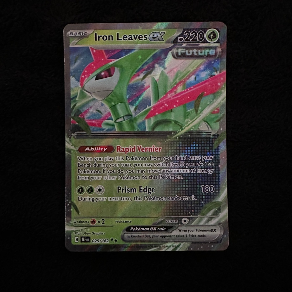 Iron Leaves ex - 025/162 Double Rare Temporal Forces